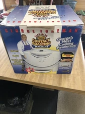 George Foreman Lean Mean Contact Roasting Machine Roaster Salton New Open Box