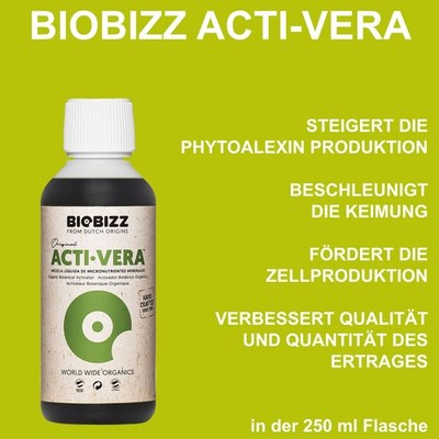 BioBizz Acti-Vera 250 ml organischer Dünger