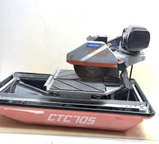 Norton Clipper CTC705 Electric Masonry Tile Brick  Saw 7" Wet Saw w/ Pan