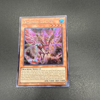 YuGiOh Crystron Rosenix CR06-AES22 Secret Asian English A