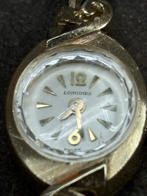 Vtg Longines Wittnauer 14k Gold 17j Ladies Watch w/Longines 14k
