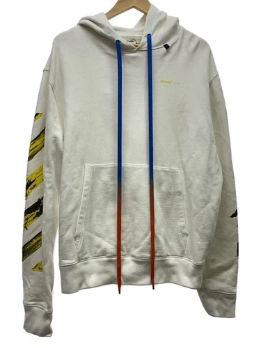 OFF WHITE Felpa con cappuccio OFFWHITE bianca XL usata
