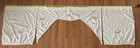 Vintage Kitchen Curtains And Valance  Crochet Trim Chef