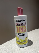 Limited Edition Soap & Glory The Real Zing AHA Radiance Boosting Body Wash500ml 