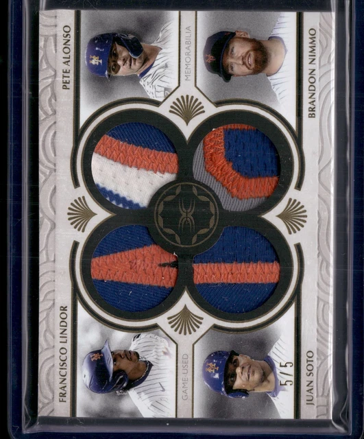 2025 Topps Pete Alonso / Juan Soto / Francisco Lindor / Brandon Nimmo
