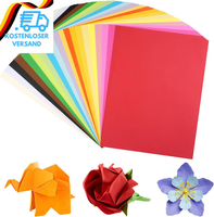 Origami Papier,100 Blatt Buntes Papier A4,65 G/M² Bastelpapier,Doppelseitiges Bu