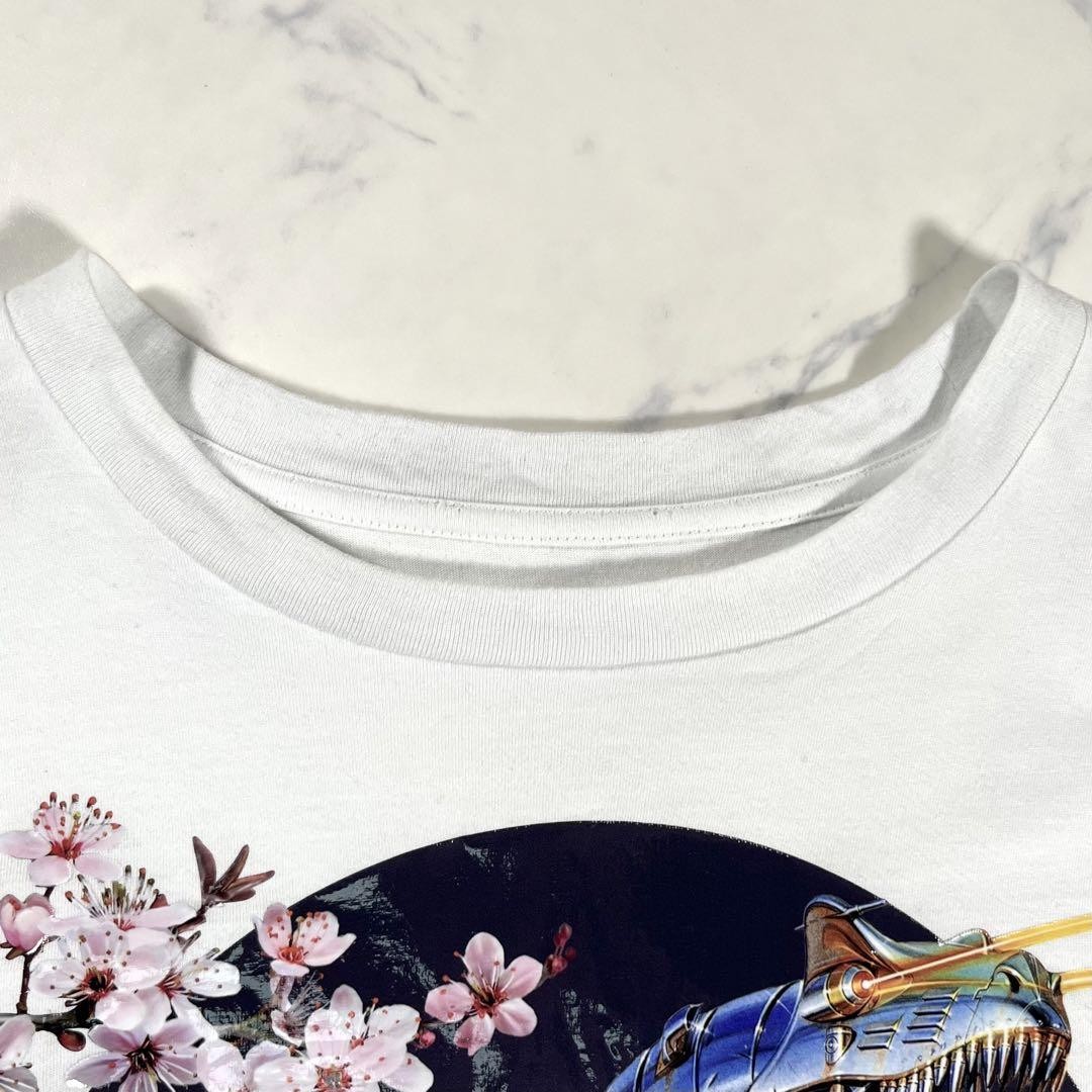 Dior Homme Sorayama Robot Dinosaur T-Shirt XS White Italy