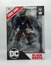 MCFARLANE DC MULTIVERSE BLACK MANTA PAGE PUNCHERS W  COMIC 7  ACTION FIGURE