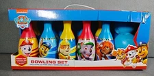 Paw Patrol Indoor Outdoor Kids Bowling Set 10 Pins 2 Balls