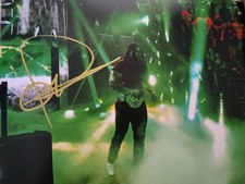 Oba Femi Signed Wwe Nxt Autograph Strutting To Ring 8x10 Photo
