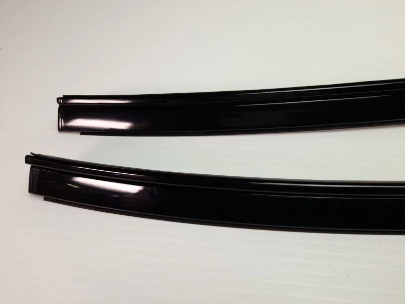 2008 BMW 535xi 535i 528i 528xi E60 Sedan Roof Molding Set Left + Right Black - Image 2 of 4