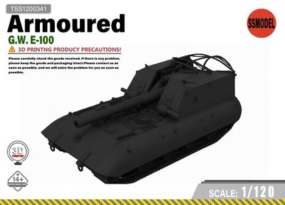 SSMODEL 1/120 G.W. E-100 Tank Resin Model Kit TSS1200341