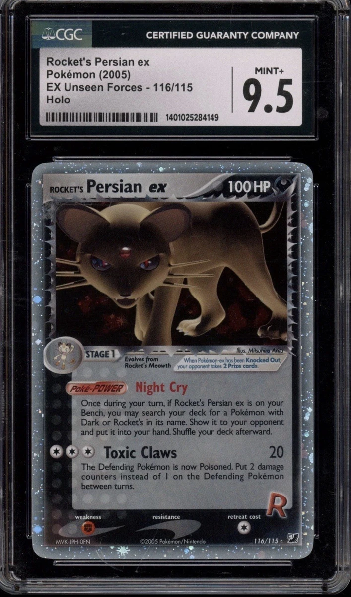Pokémon TCG EX Unseen Forces Grade 9 Individual Trading Card Games