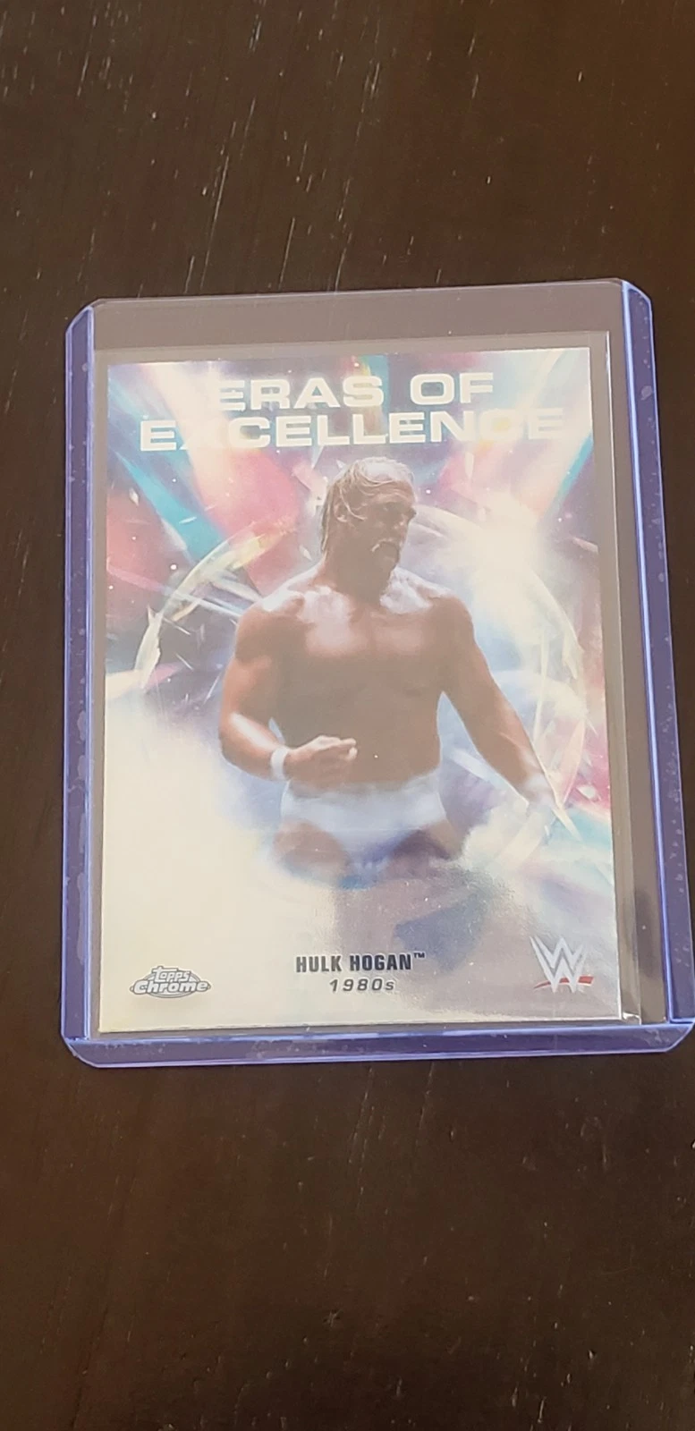 2026 Chrome WWE Hulk Hogan #ERA-2 Eras of Excellence Insert