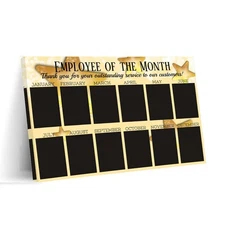 Office Employee of The Month,best Star Employee Photo Display Poster (2) Canv...