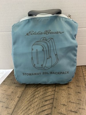 Eddie Bauer Stowaway 20L Packable In Teal Blue