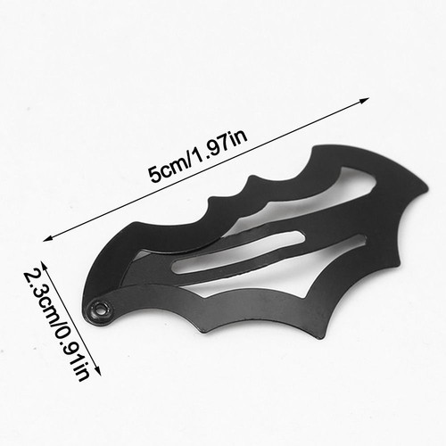 10/20Pcs Masquerade Halloween Bat Hair Clips for Cosplay Accessory - Picture 2 of 13