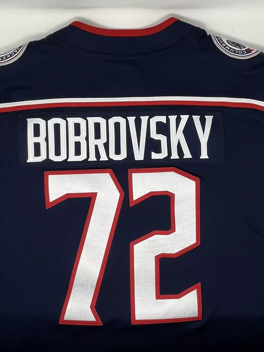 sergei bobrovsky blue jackets jersey