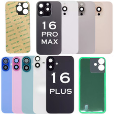 For iPhone 16 Pro Max Rear Back Glass Big Hole Replacement NO Metal Bracket USA