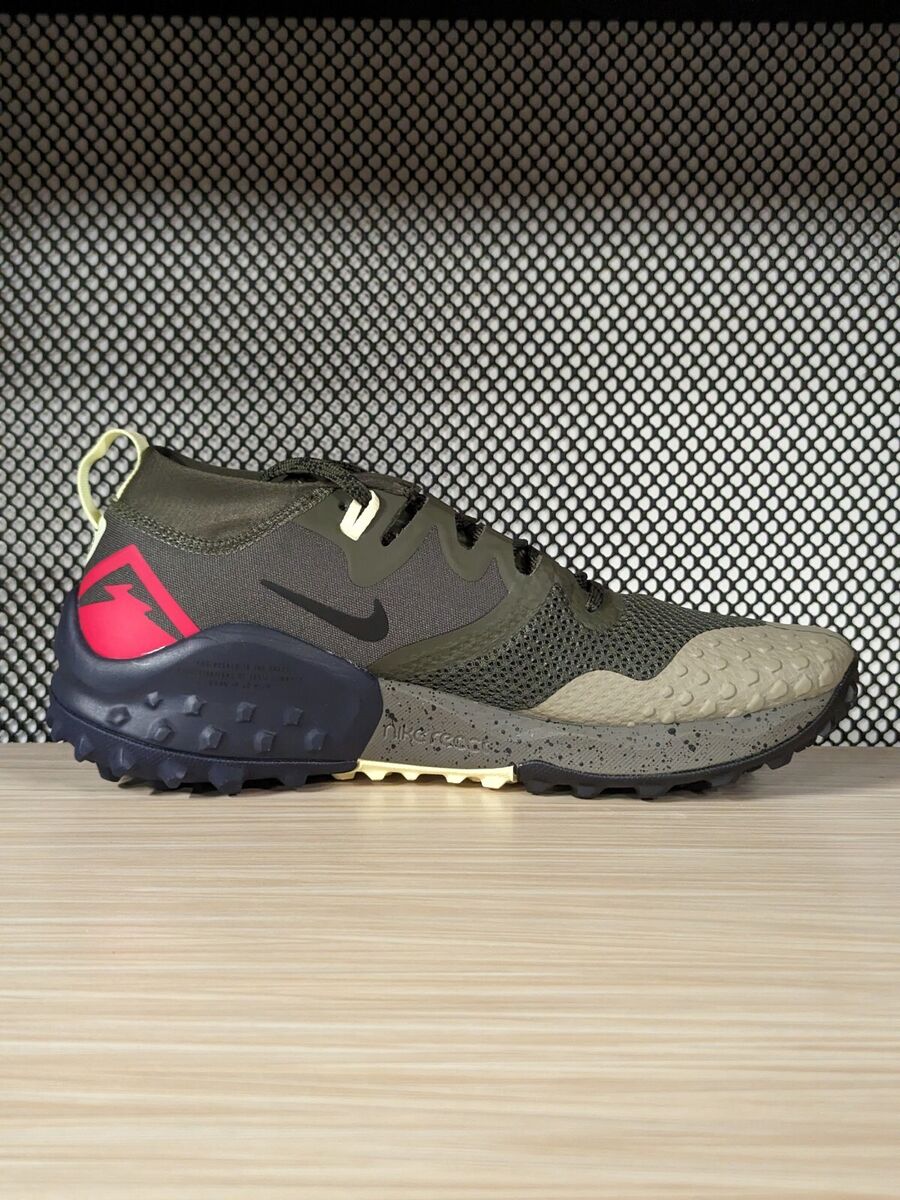 Size 10 - Nike Wildhorse 7 Cargo Khaki Siren Red for sale Size 10 - Nike Wildhorse 7 Cargo Khaki Siren Red for sale