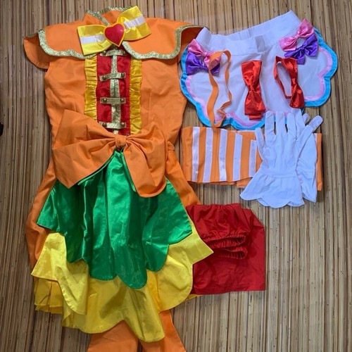 PreCure Cosplay Cure Yam Yam Hanamaru Ran Costume Set with Wig Shoes S Size Used - Picture 6 of 12