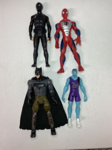 Lot de 6 pouces figurines Marvel DC Super Heroes Spiderman Deadpool Batman Goon - Photo 1/14