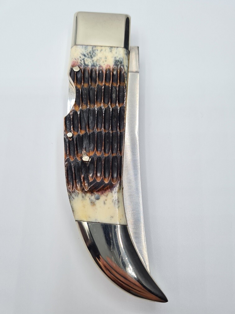 VINTAGE RARE FROST CUTLERY COON SKINNER POCKET FOLDING KNIFE