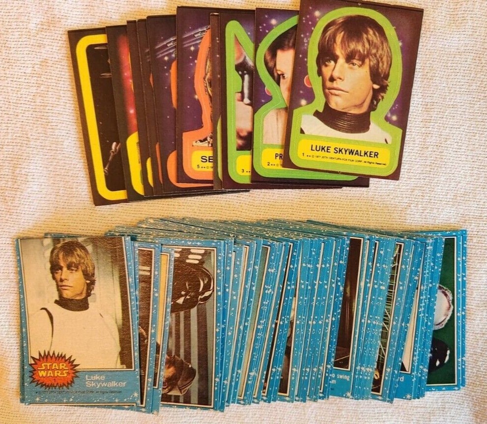 1977 Topps Star Wars 1st Series Blue Complete 66 Trading