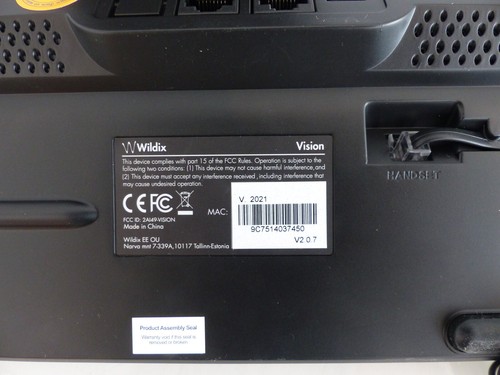 Wildix Vision Telefon Bürotelefon Systemtelefon ohne Netzteil #B - Zdjęcie 4 z 4