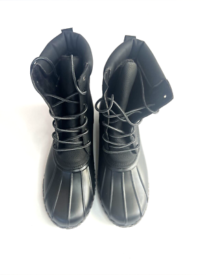 Weatherproof Vintage Adam II Black Duck Boots Men Size 12 M  display picture 2