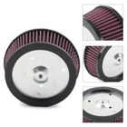 Air Filter Cleaner Big Sucker Stage 1 Element for Harley Dyna Super Glide Red