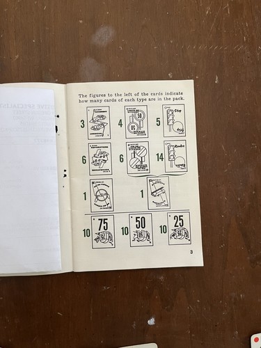 Vintage MILLE BORNES Parker Brothers French Card Game 1971 100% COMPLETE! - Picture 11 of 15