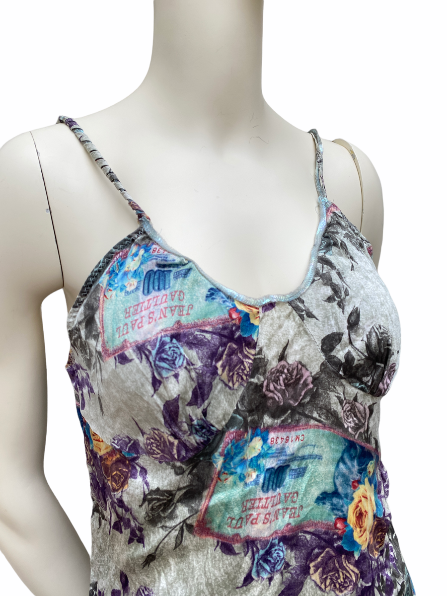 Jean-Paul Gaultier Vintage / Retro Silk Dollar Top Size S Jean-Paul Gaultier Vintage / Retro Silk Dollar Top Size S