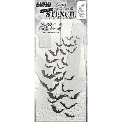 Tim Holtz Schichtschablone - Batty THS184