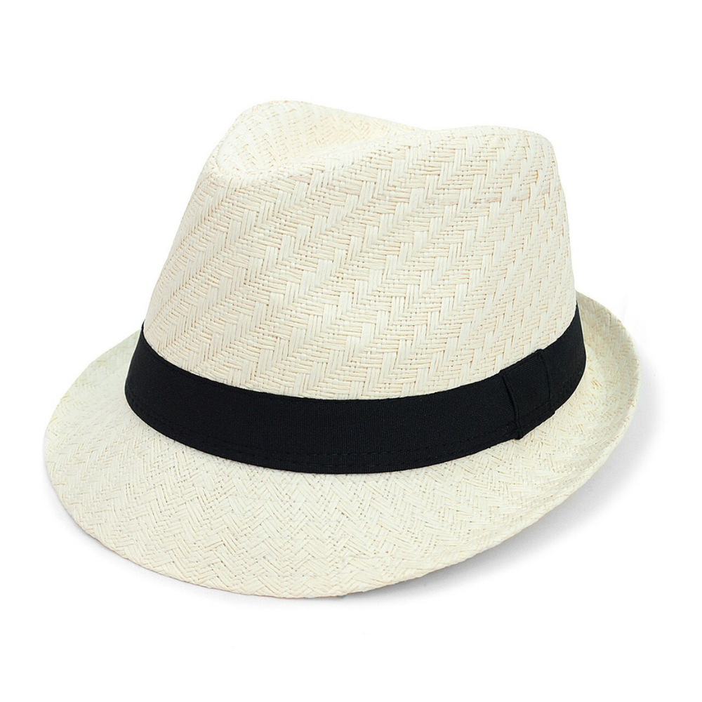 Black Banded Fedora Hat for Men – Stylish & Trendy-image