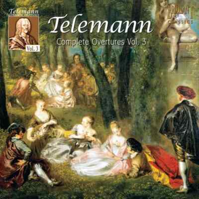 2xCD Telemann Complete Overtures Vol. 3 DIGIPAK Brilliant Classics