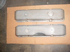 Cal Custom Sbc Finned Valve Rocker Covers 2286