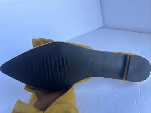 Trary Women’s Flats with Bow Size 9 Yellow New Without Box - Picture 4 of 4