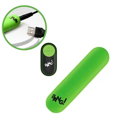 Glow-in-the-Dark Silicone Bullet Vibrator With Remote Control Multi-Speed Vibe