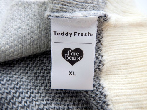 Teddy Fresh x Care Bears Designer Angora Wool Cardigan Jumper - Size XL - Picture 9 of 11
