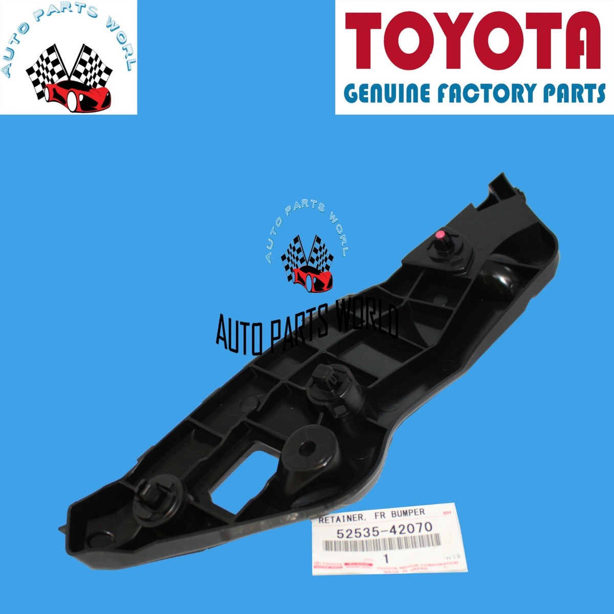 GENUINE TOYOTA 13-18 RAV4 RIGHT PASSENGER FRONT BUMPER SIDE