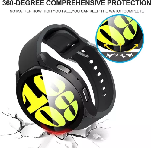 Funda para Samsung Galaxy Watch 6 40mm / 44mm Protector Cristal Carcasa Pantalla Lámina Blindada - Imagen 7 de 22