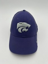 Kansas State Nike Team K-State Baseball Cap Purple Cat Logo Hat Strap Back