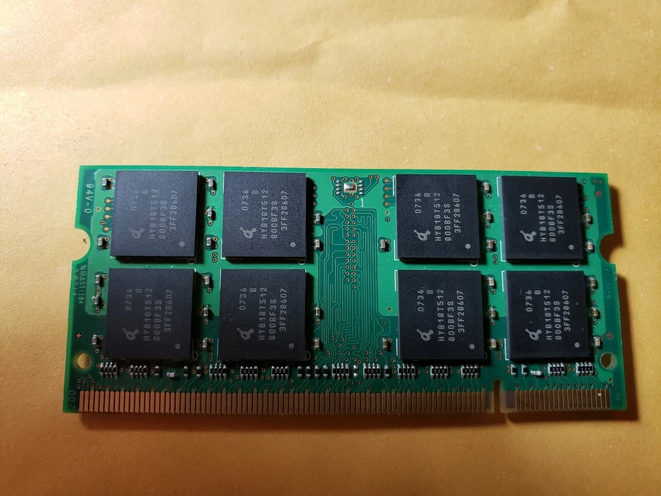 Dell Laptop Memory HYS64T128021HDL-3S-B GENUINE QUIMONDA 1GB PC2-5300S(CA69) - Image 2 of 3