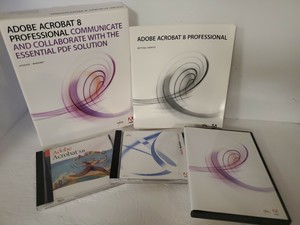 Adobe Acrobat 8 Professional 8 0 Upgrade Version W Serial Number Ebay