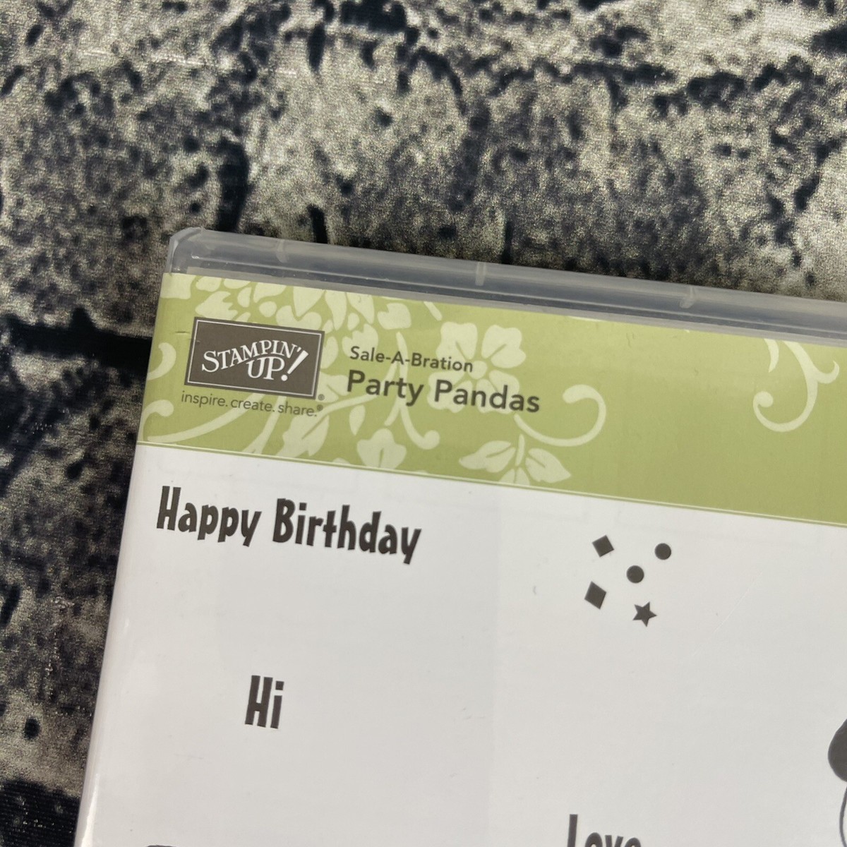 Stampin' Up! PARTY PANDAS 7 Piece Stamp Set 147221 Sale A Bration