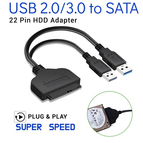 conector de unidad disco duro SSD 3.0 USB a SATA externo 2.5" disco | eBay
