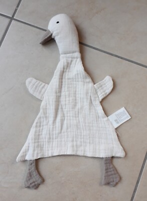 H&M Ente VOGEL Schmusetuch Kuscheltuch Musselin HM Gans