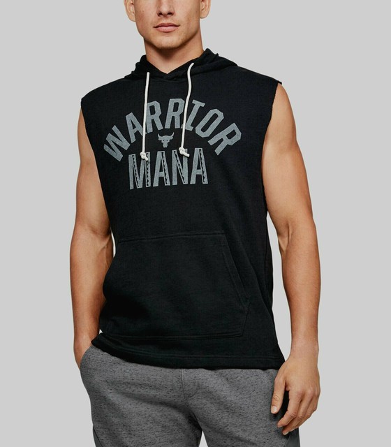 under armour cut off hoodie