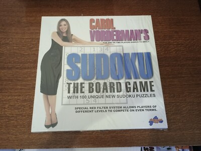 Carol Vorderman Sudoku Das Brettspiel (Drumond Park, 2005) *NEU & VERSIEGELT*